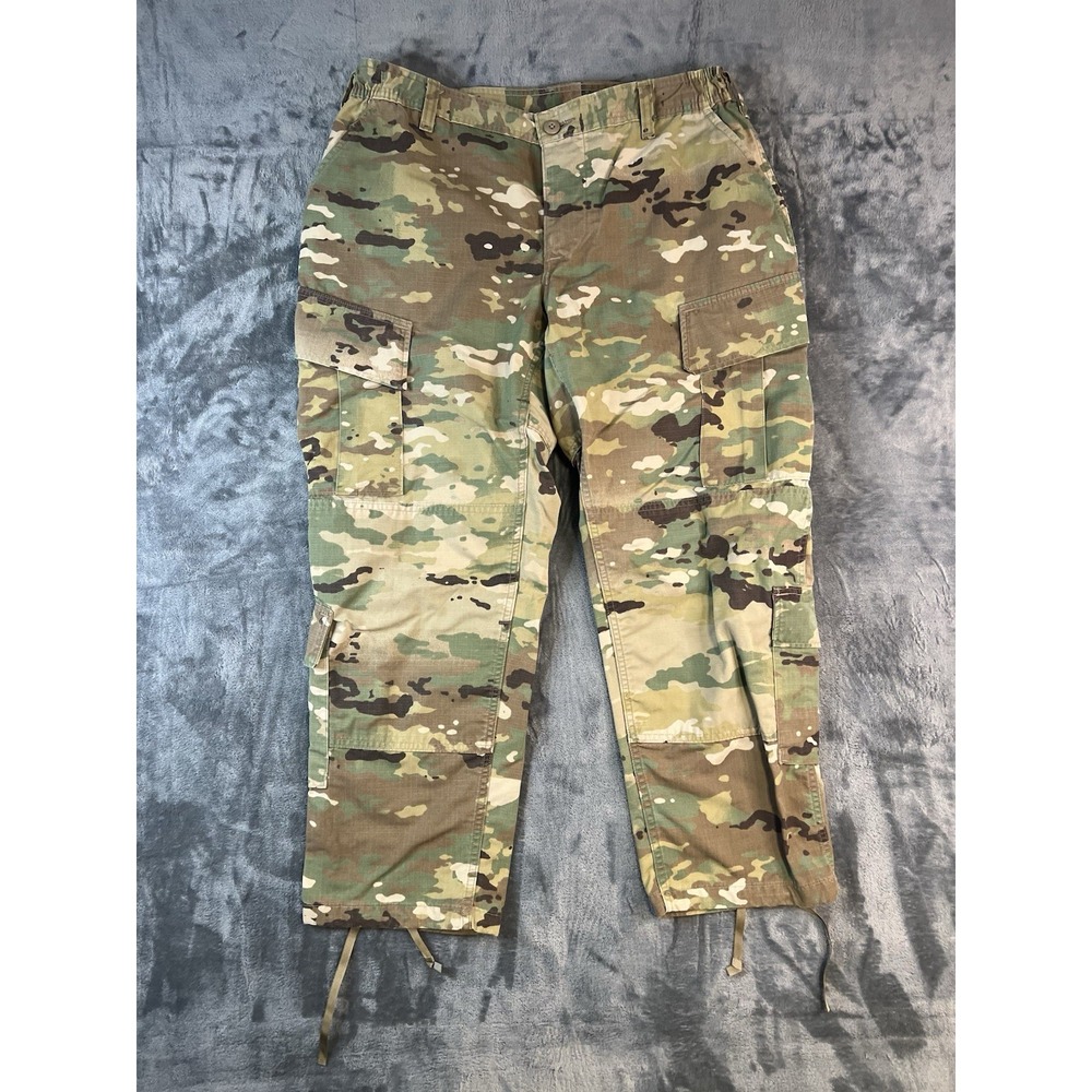 USGI OCP ACU Cargo Pants Trousers 35 Short Camo Scorpion Army Made In USA